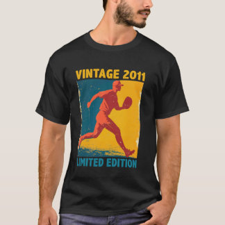 Klassieke Retro Vintage 2011 Honkbal Liefhebber Be T-shirt