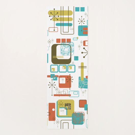 Klassieke retro yogamat (Achterkant)