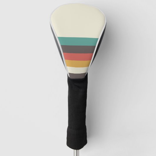 Klassieke Retrostripes Golfheadcover (Voorkant)