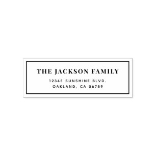 Klassieke Return Address Self Inking Stamp Zelfinktende Stempel
