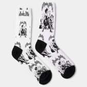 Klassieke Rockabilly Gitaarklank Sokken (Rechts)