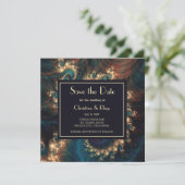Klassieke Rode Bewaar De Datum Save The Date (Staand voorkant)