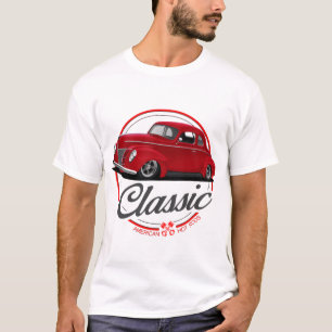 Klassieke Rode Coupe T-shirt