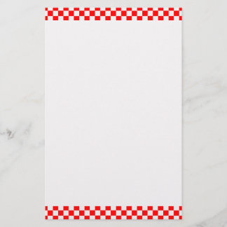 Klassieke rode en witte kast door STaylor Briefpapier
