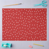 Klassieke rode en witte pooldots tissuepapier (Craft)