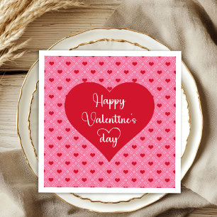 Klassieke Rode Harten Liefde Valentijn Servetten