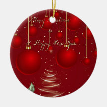 Klassieke Rode Kerstversiering Kerstmis