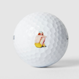 Klassieke rode kop pop-up golfballen