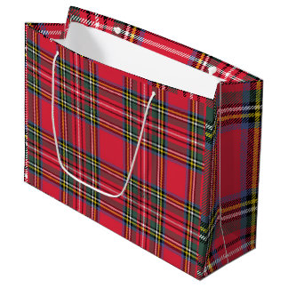 Klassieke rode, platte tas met groot cadeau cadeauzakje
