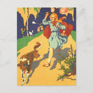 Klassieke Rode Riddertje op een verjaardagsfeestje Briefkaart