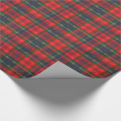 Klassieke rode stip cadeaupapier (Hoek)