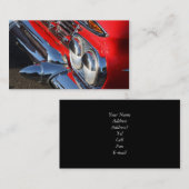 Klassieke rode Visitekaartjes (Voorkant / Achterkant)