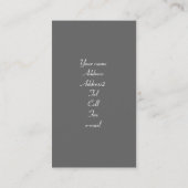 Klassieke rode visitekaartjes (Achterkant)