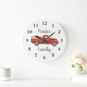 Klassieke Rode Vragel Grote Klok (Huis)