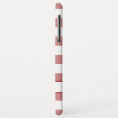 Klassieke rode witte buffelplaat met Jouw naam Case-Mate iPhone Case (Achterkant/links)