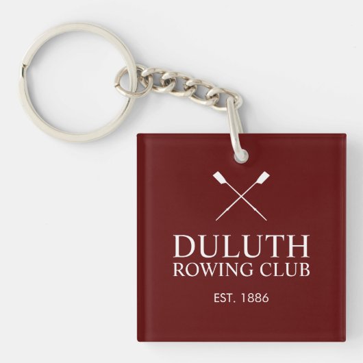 Klassieke Roeiclub Sleutelhanger (Voorkant)