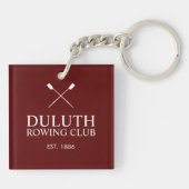 Klassieke Roeiclub Sleutelhanger (Achterkant)