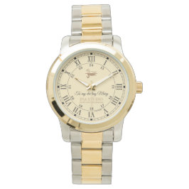 Klassieke Roman Numeriek Gold Tone Watch Horloge