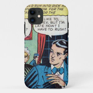Klassieke Romantische Comic uit de jaren '50 iPhone 11 Hoesje