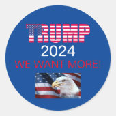 Klassieke ronde sticker (Voorkant)