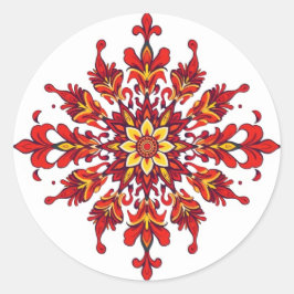 Klassieke ronde sticker