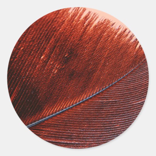 Klassieke ronde sticker (Voorkant)