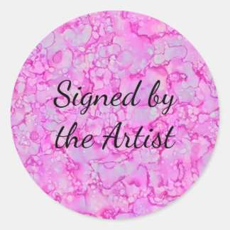 Klassieke ronde sticker