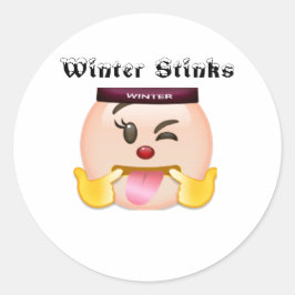 Klassieke ronde sticker