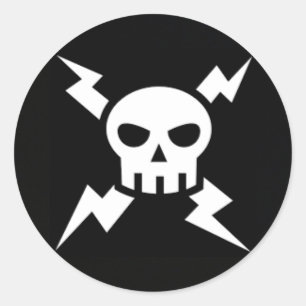 Klassieke ronde sticker