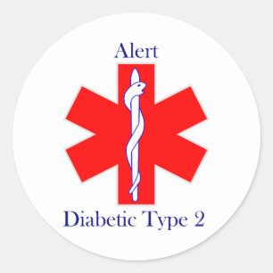 Klassieke ronde Sticker, glanzend, groot, 3 inch ( Sticker