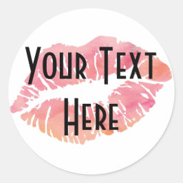 Klassieke ronde sticker, glanzend, klein, 1½ inch  ronde sticker