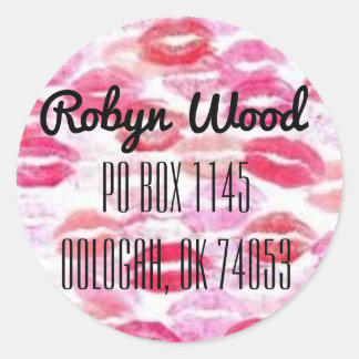 Klassieke Ronde Sticker, Glossy Ronde Sticker