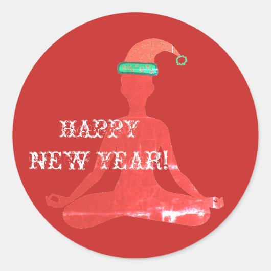 Klassieke Ronde Sticker, Glossy Sticker (Voorkant)