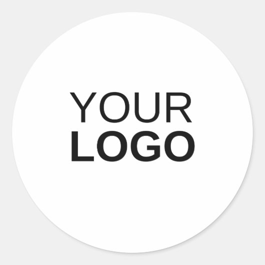 Klassieke ronde Sticker groot (Voorkant)