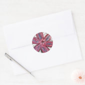 Klassieke ronde Sticker Lilium orientalis (Envelop)