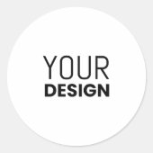 Klassieke ronde stickers (Voorkant)