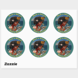 Klassieke ronde stickers