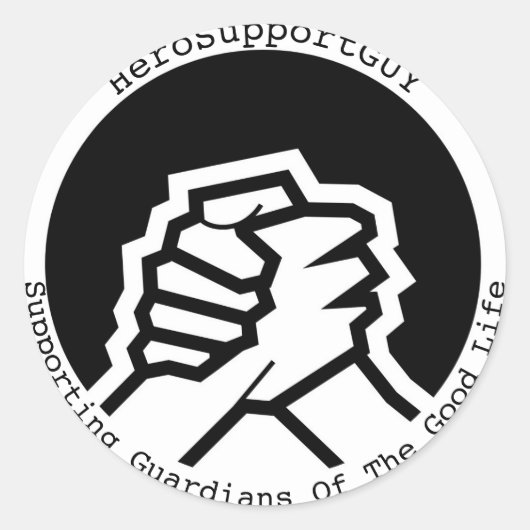 Klassieke ronde stickers (Voorkant)