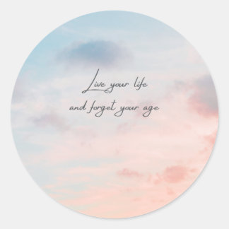 Klassieke ronde stickers