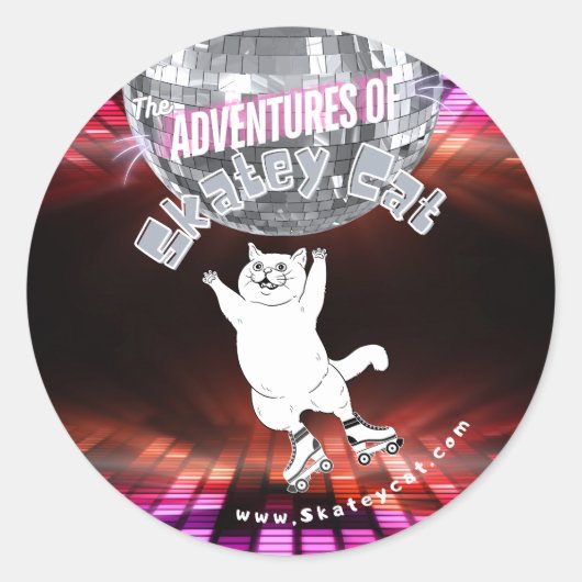 Klassieke ronde stickers (Voorkant)