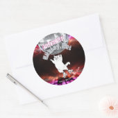 Klassieke ronde stickers (Envelop)