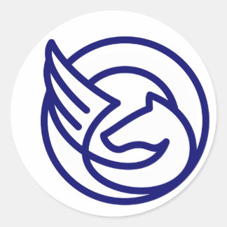 Klassieke ronde stickers