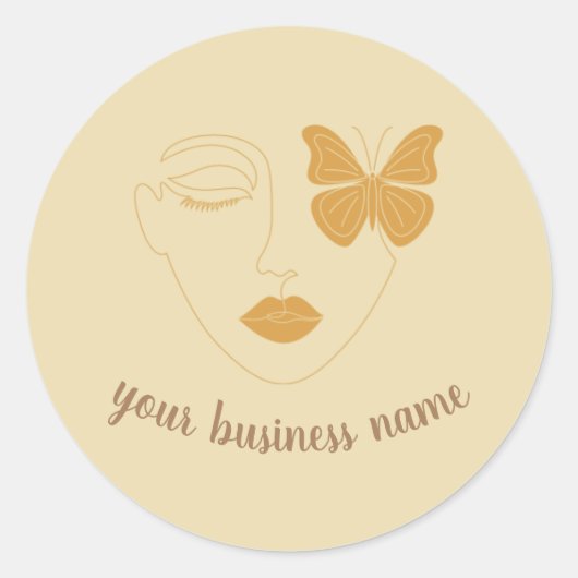 Klassieke ronde stickers (Voorkant)