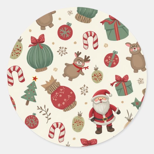 Klassieke ronde stickers (Voorkant)