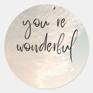 Klassieke Ronde Stickers