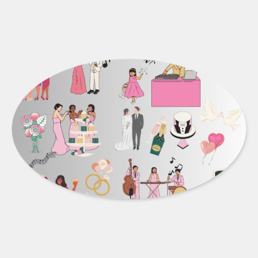 Klassieke ronde stickers (Voorkant)