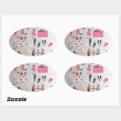 Klassieke ronde stickers (Vel)