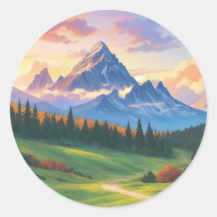 Klassieke ronde stickers