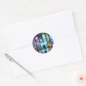Klassieke ronde stickers (Envelop)