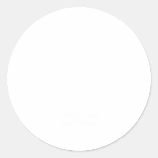 Klassieke Ronde Stickers | Custom. Glanzend